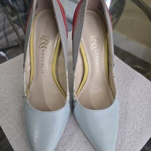 Rock & Republic Red, Blue, and Gray Heels
